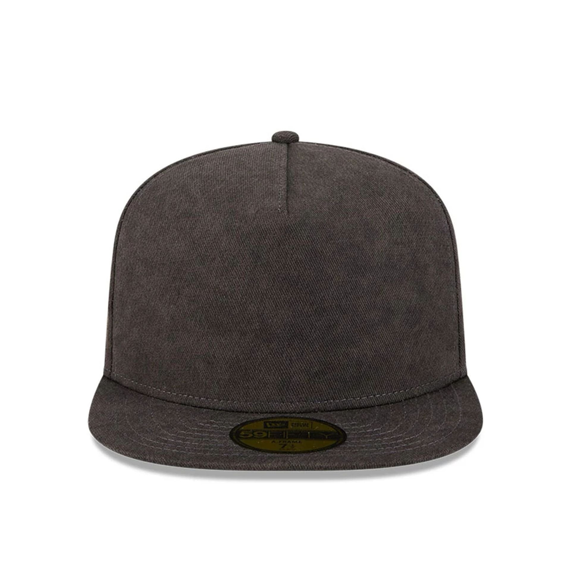 This is a New Era Black 59FIFTY A-Frame Fitted Cap 2