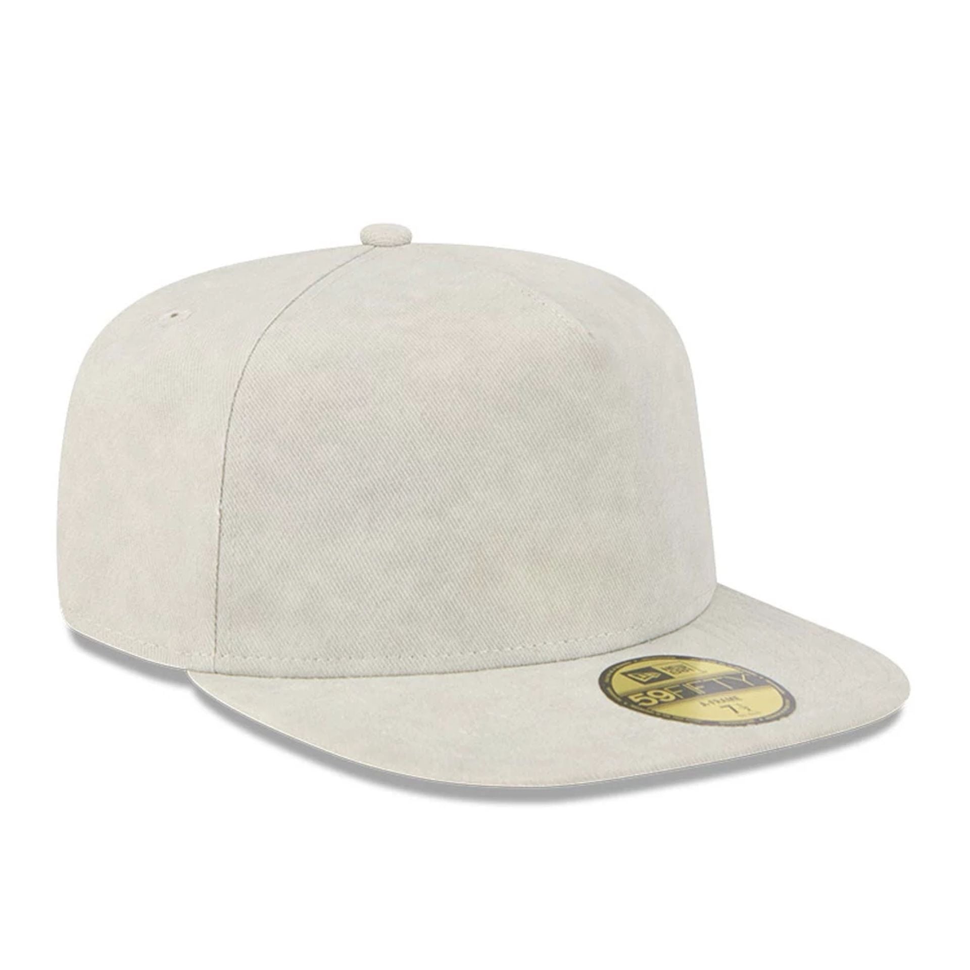This is a New Era Light Cream 59FIFTY A-Frame Fitted Cap 3