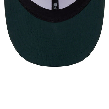 This is a New Era Open White & Dark Green Low Profile 59FIFTY Fitted Cap 7