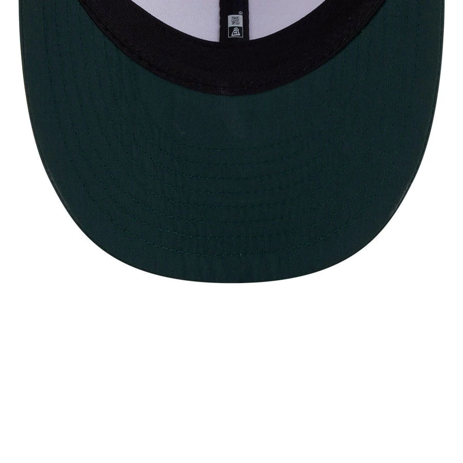 This is a New Era Open White & Dark Green Low Profile 59FIFTY Fitted Cap 7