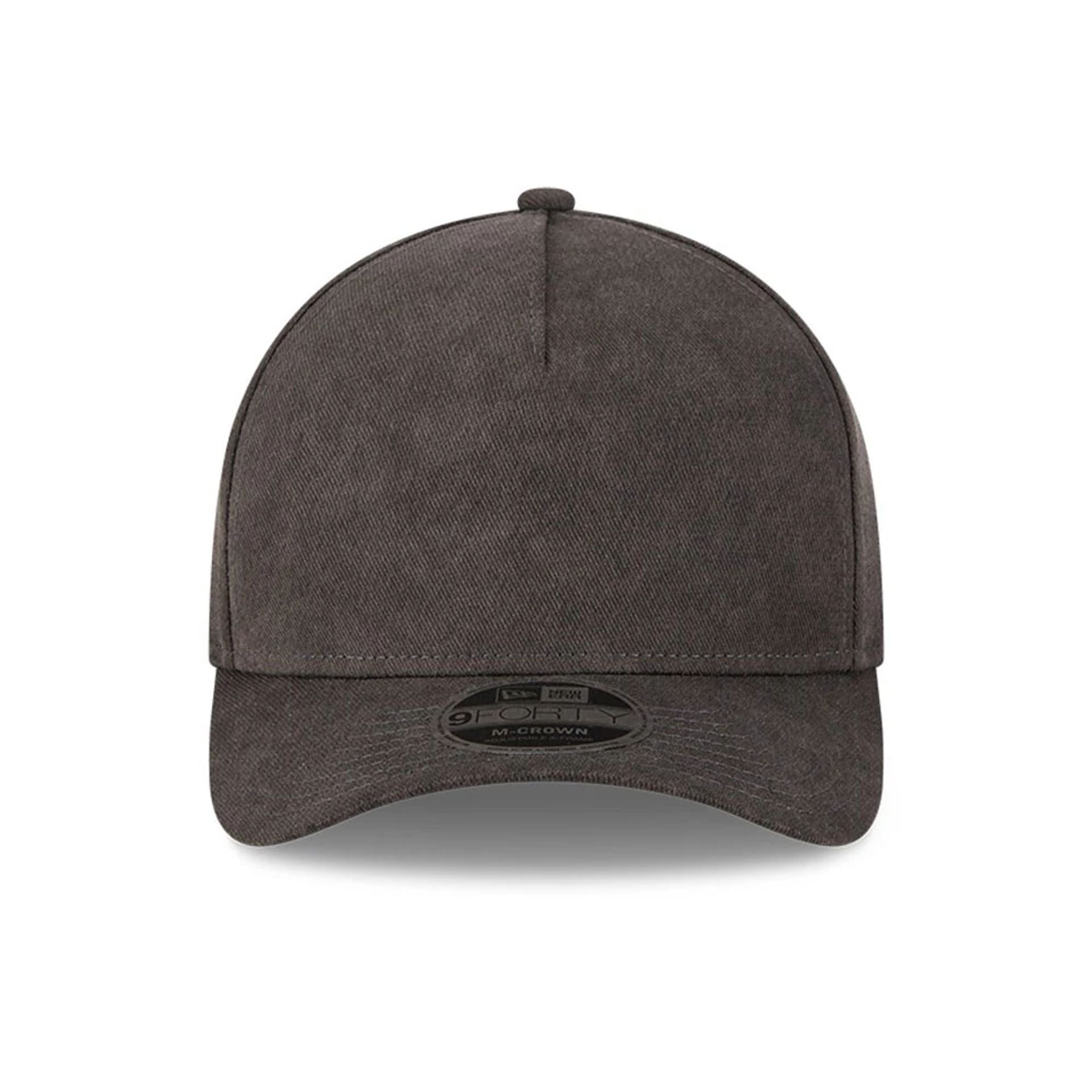 This is a New Era Black 9FORTY M-Crown A-Frame Adjustable Cap 3