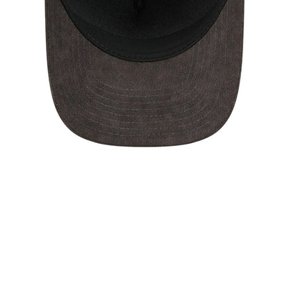 This is a New Era Black 9FORTY M-Crown A-Frame Adjustable Cap 7