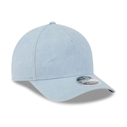 This is a New Era Pastel Blue 9FORTY M-Crown A-Frame Adjustable Cap 3