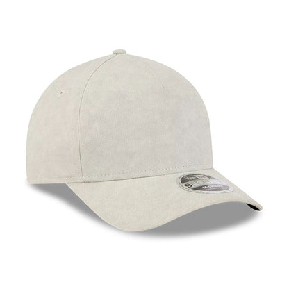This is a New Era Light Beige 9FORTY M-Crown A-Frame Adjustable Cap 4