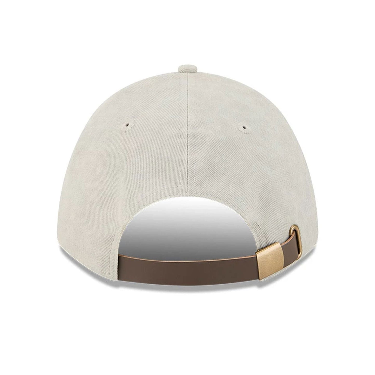 This is a New Era Light Beige 9FORTY M-Crown A-Frame Adjustable Cap 2