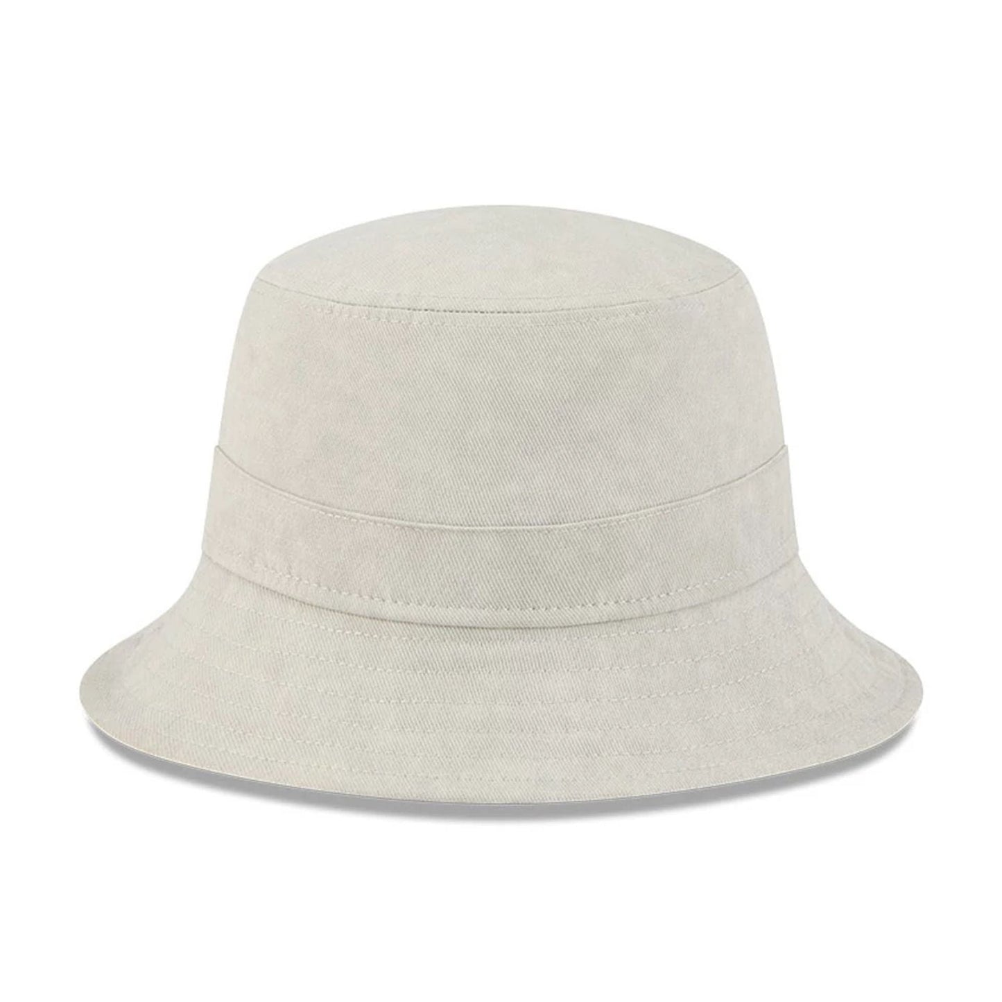 This is a New Era Light Cream Bucket Hat 5