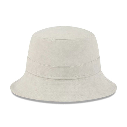 This is a New Era Light Cream Bucket Hat 5