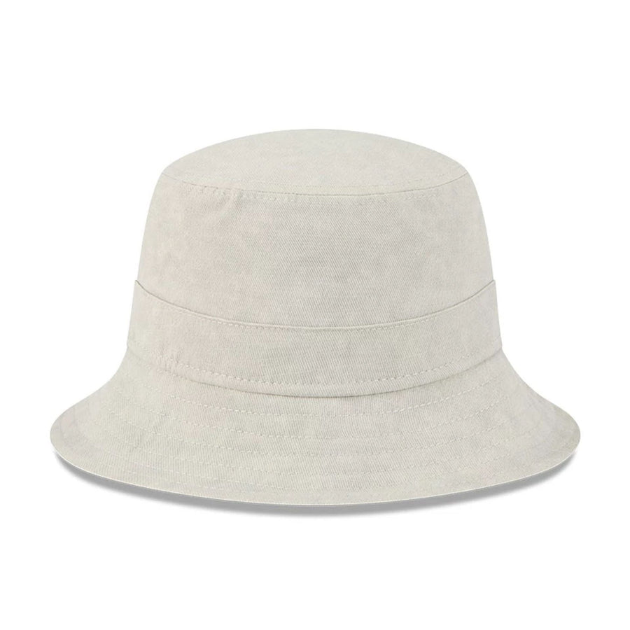 This is a New Era Light Cream Bucket Hat 6