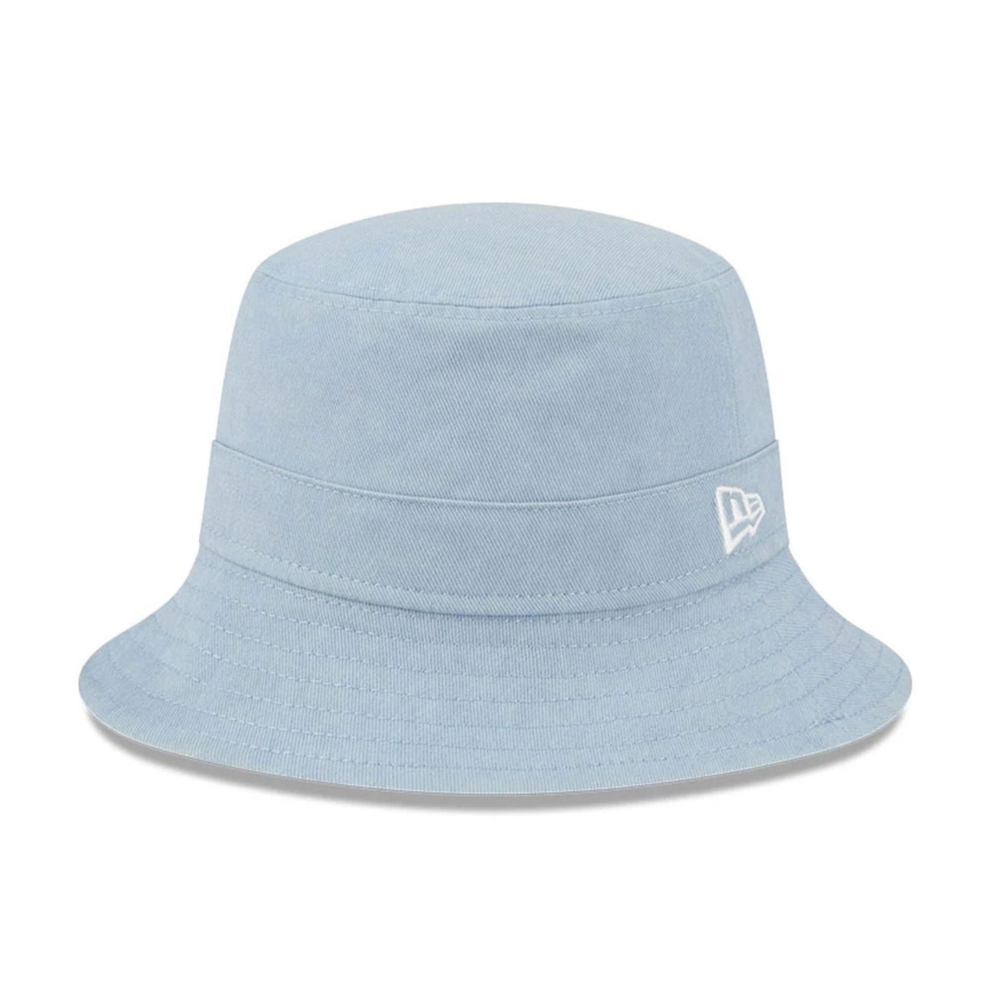 This is a New Era Pastel Blue Bucket Hat 1