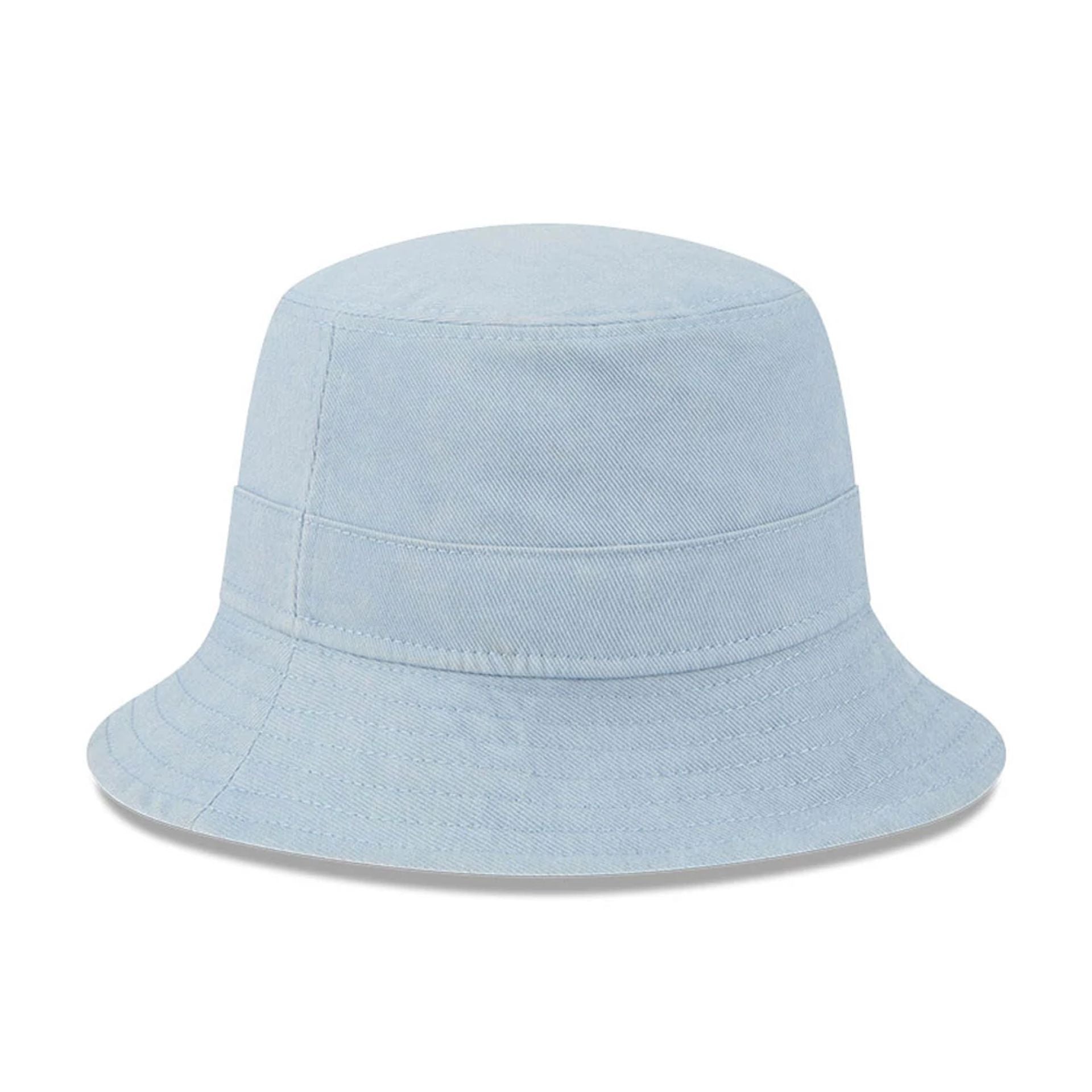 This is a New Era Pastel Blue Bucket Hat 3