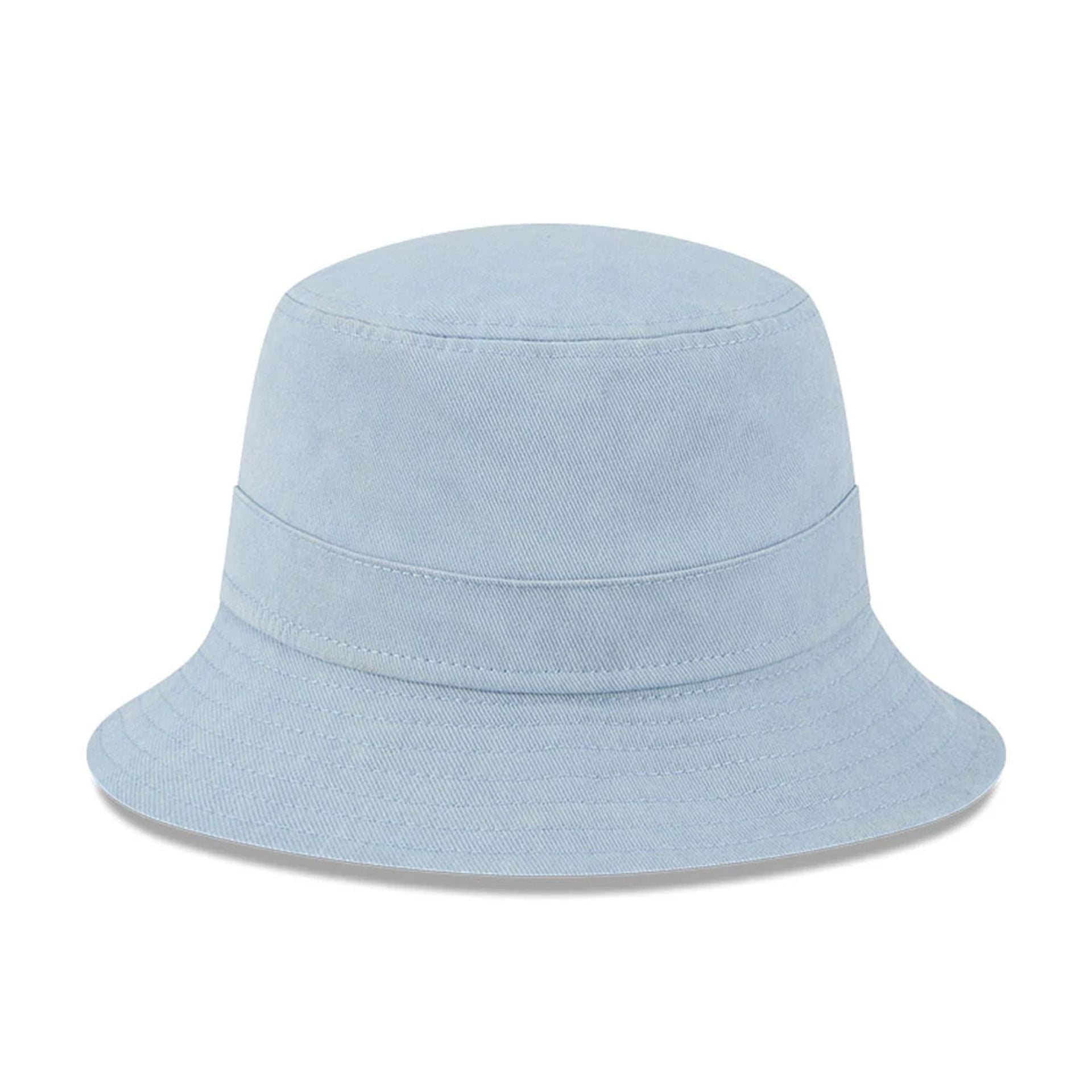 This is a New Era Pastel Blue Bucket Hat 5