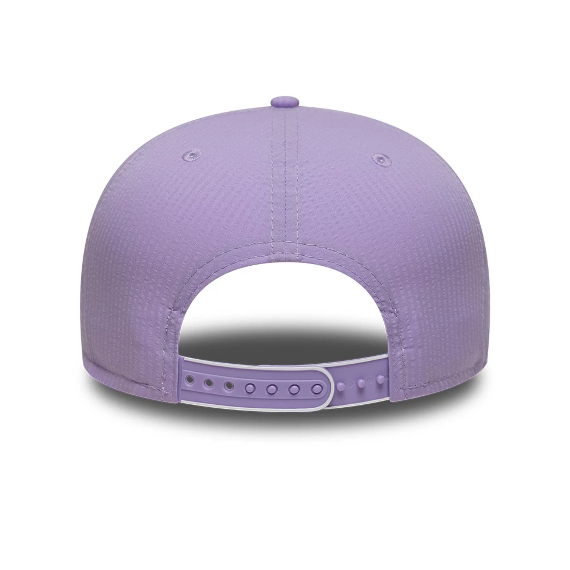This is a New York Yankees Pastel Crepe Purple 9SEVENTY Stretch Snap Adjustable Cap 5