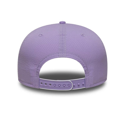 This is a Chicago Cubs Pastel Crepe Purple 9SEVENTY Stretch Snap Adjustable Cap 7