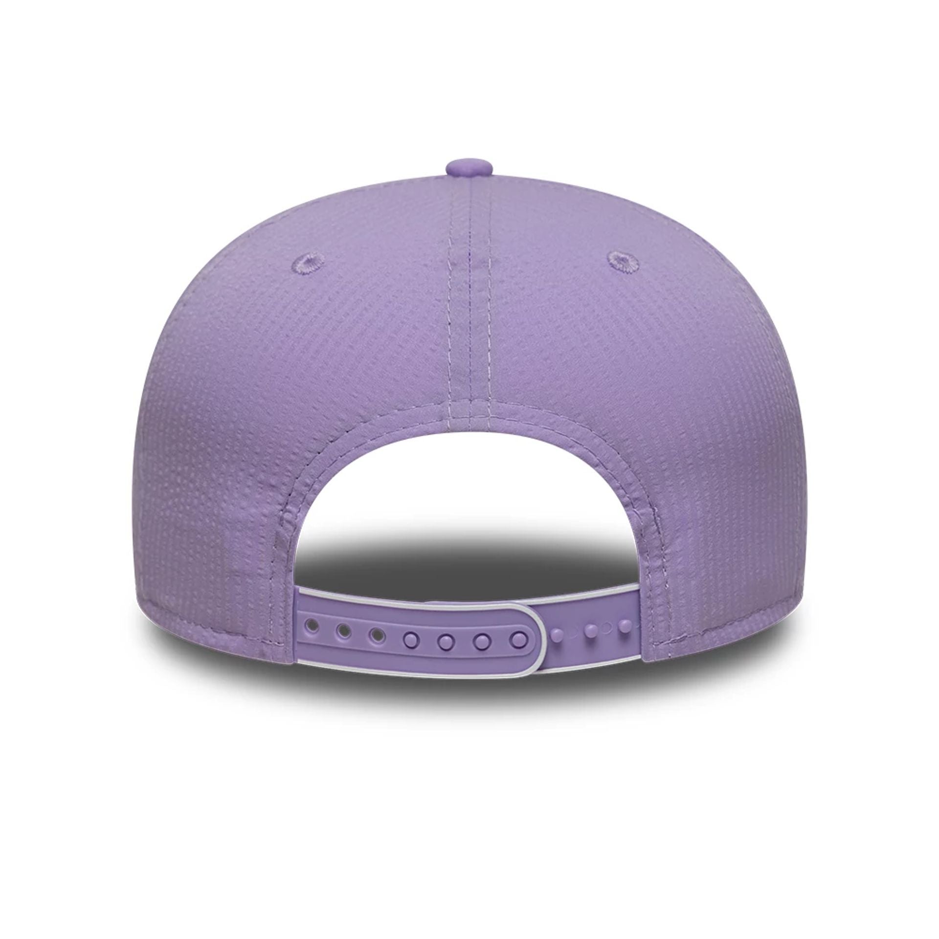 This is a Chicago Cubs Pastel Crepe Purple 9SEVENTY Stretch Snap Adjustable Cap 7