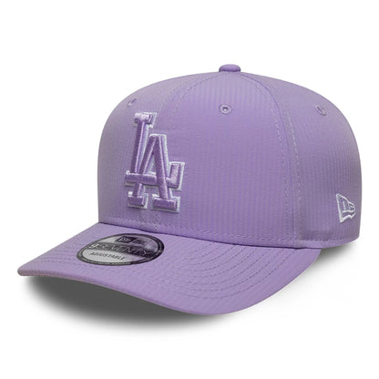 This is a LA Dodgers Pastel Crepe Purple 9SEVENTY Stretch Snap Adjustable Cap 1