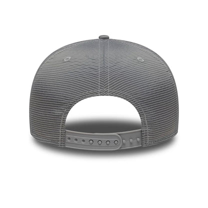 This is a New York Yankees Pinstripe Ripstop Grey9FIFTY A-Frame Snapback Adjustable Cap 4