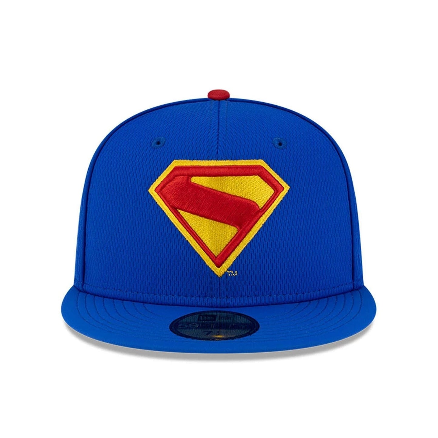 This is a Superman Bright Blue 59FIFTY Fitted Cap 2