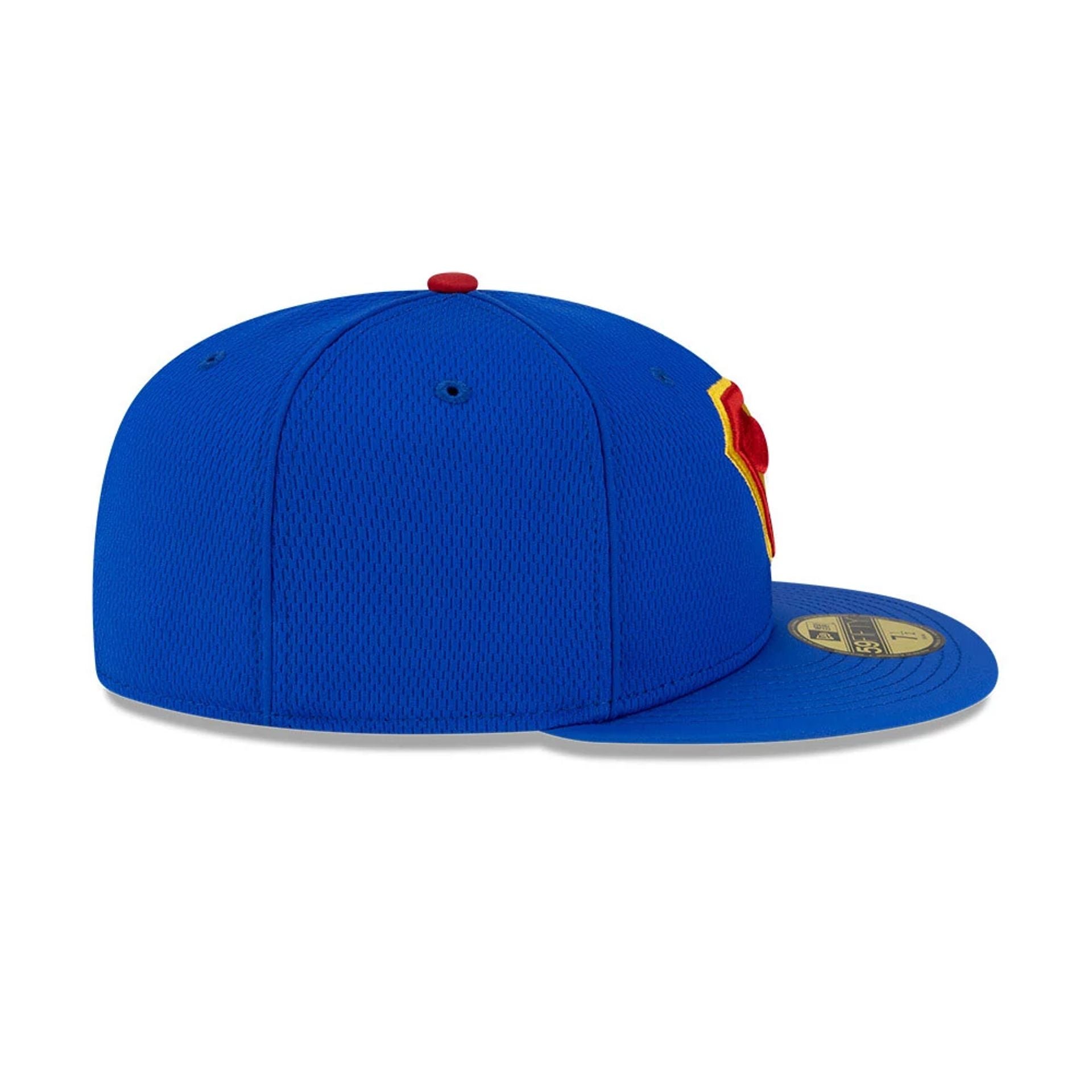 This is a Superman Bright Blue 59FIFTY Fitted Cap 6
