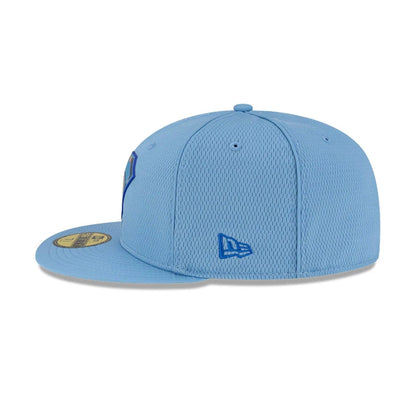 This is a Superman Pastel Blue 59FIFTY Fitted Cap 5