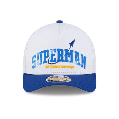 This is a Superman White 9FORTY M-Crown A-Frame Adjustable Cap 3