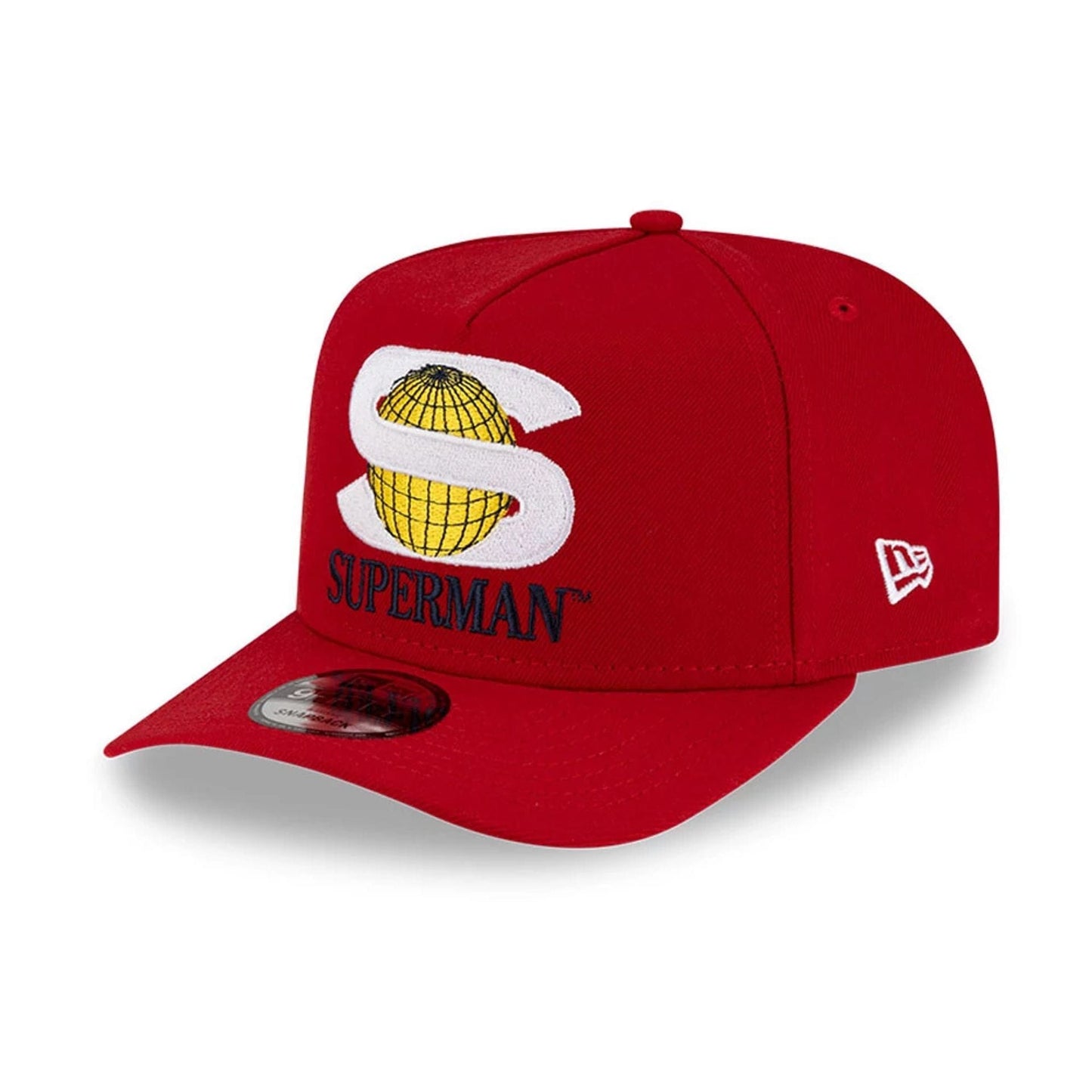 This is a Superman Red 9FIFTY A-Frame Snapback Adjustable Cap 4