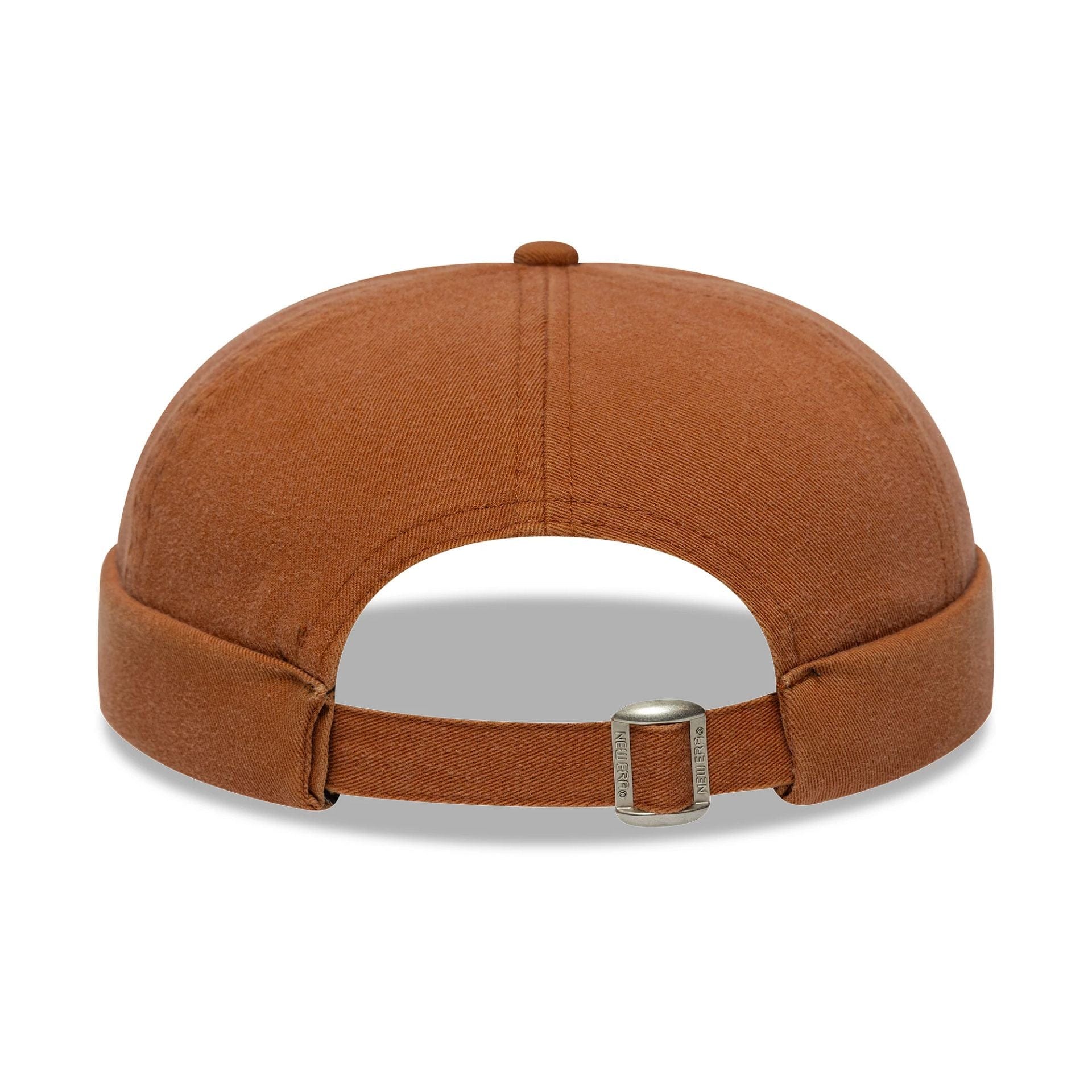 This is a New Era Washed Cotton Brown Docker Adjustable Hat 2