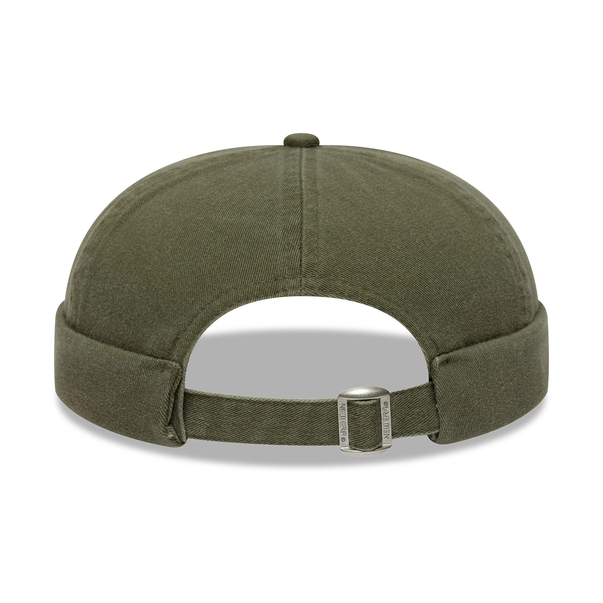 This is a New Era Washed Cotton Green Docker Adjustable Hat 2