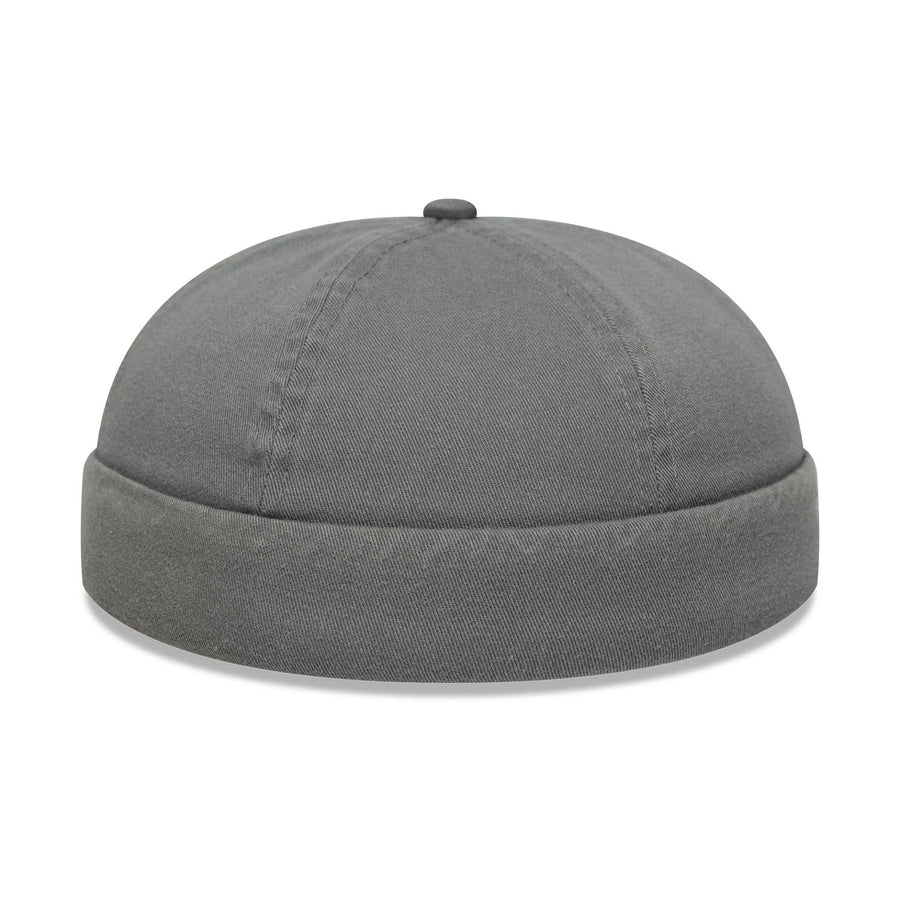 This is a New Era Washed Cotton Grey Docker Adjustable Hat 5