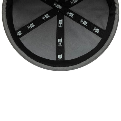 This is a New Era Washed Cotton Grey Docker Adjustable Hat 4