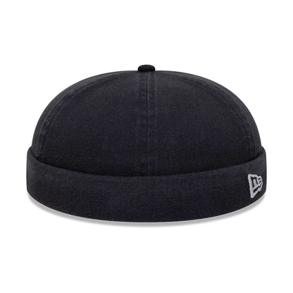This is a New Era Washed Cotton Navy Docker Adjustable Hat 1