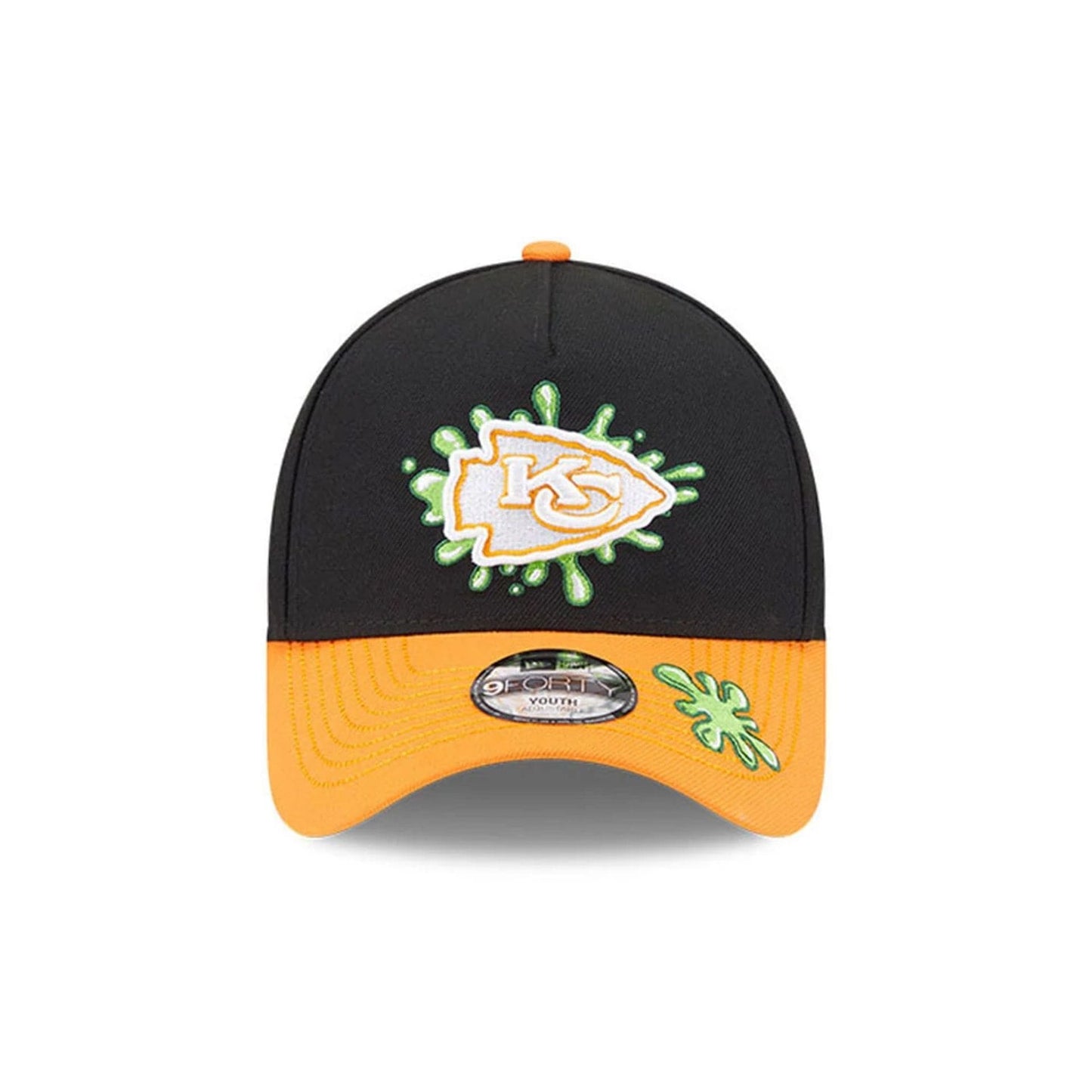Kansas City Chiefs Youth NFL x Nickelodeon Black 9FORTY A-Frame Cap 3
