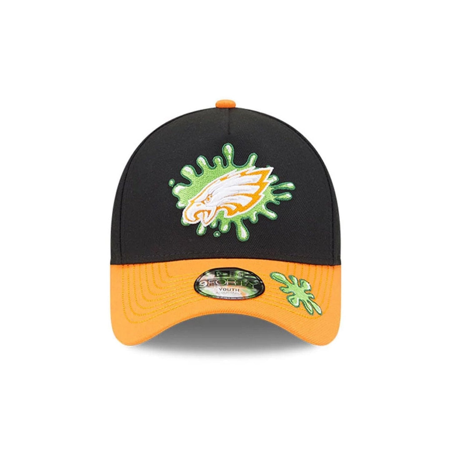 Philadelphia Eagles Youth NFL x Nickelodeon Black 9FORTY A-Frame Cap 3