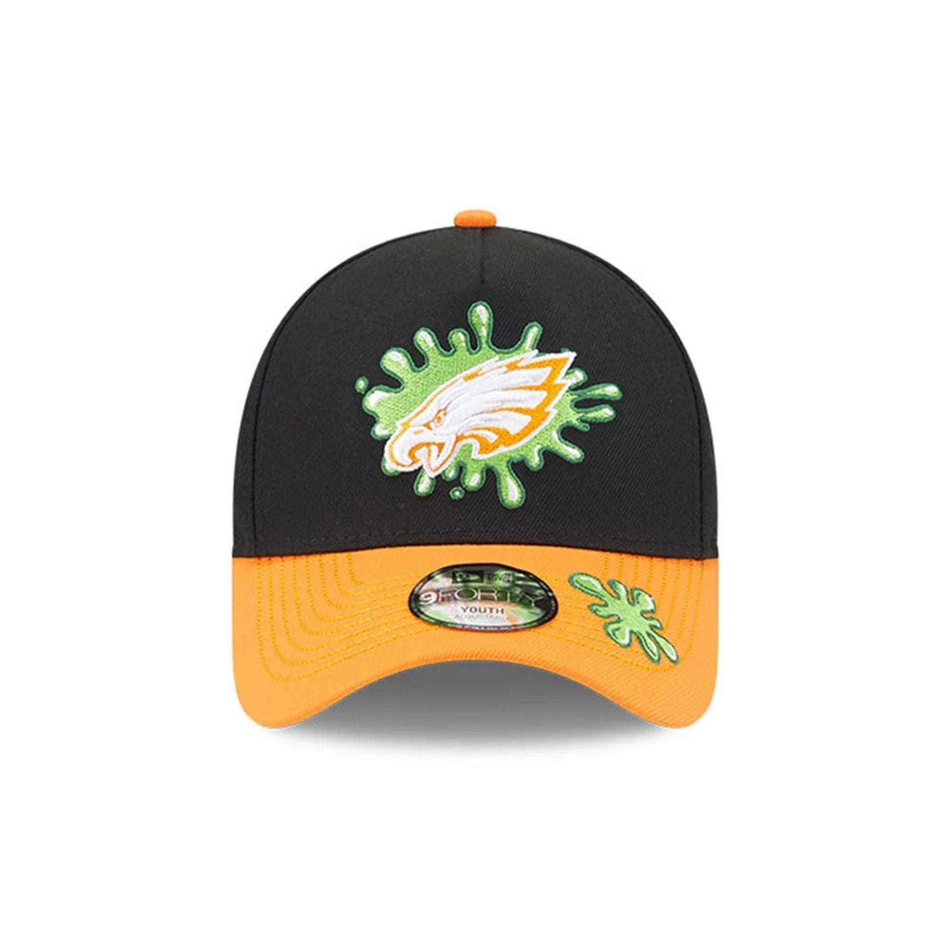 Philadelphia Eagles Youth NFL x Nickelodeon Black 9FORTY A-Frame Cap 3