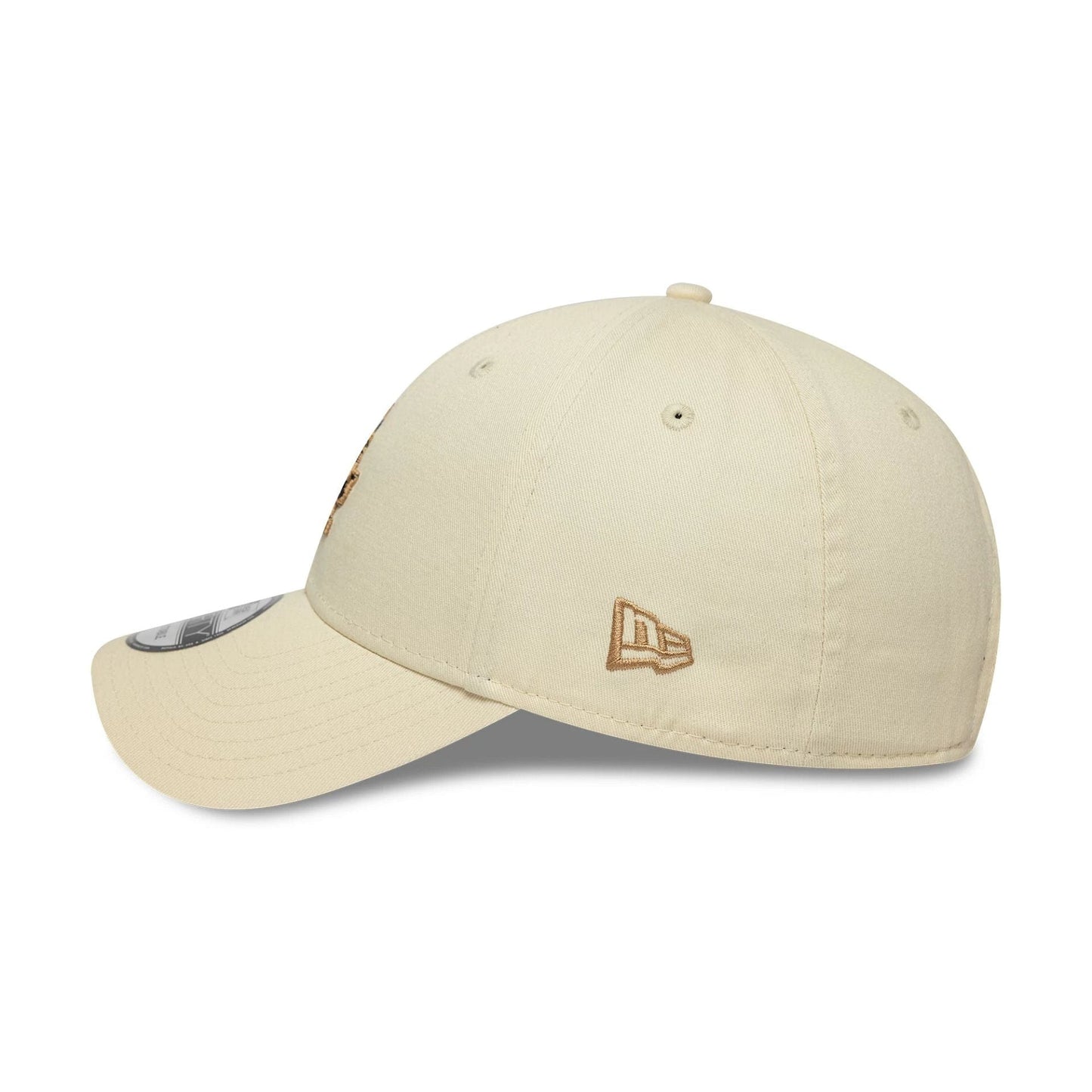 This is a LA Dodgers MLB Animal Infill Light Beige 9FORTY Adjustable Cap 4