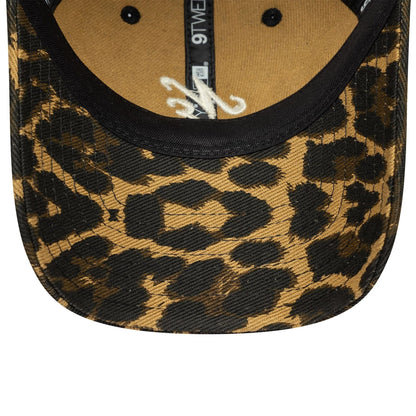 This is a New Era Leopard Black 9TWENTY Adjustable Cap 7