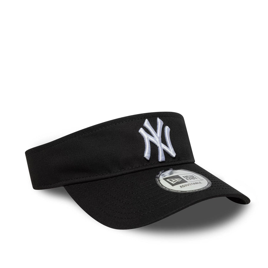 This is a New York Yankees MLB Midi Logo Black Bow Back Visor Cap 4