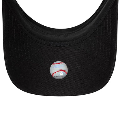 This is a New York Yankees MLB Midi Logo Black Bow Back Visor Cap 7