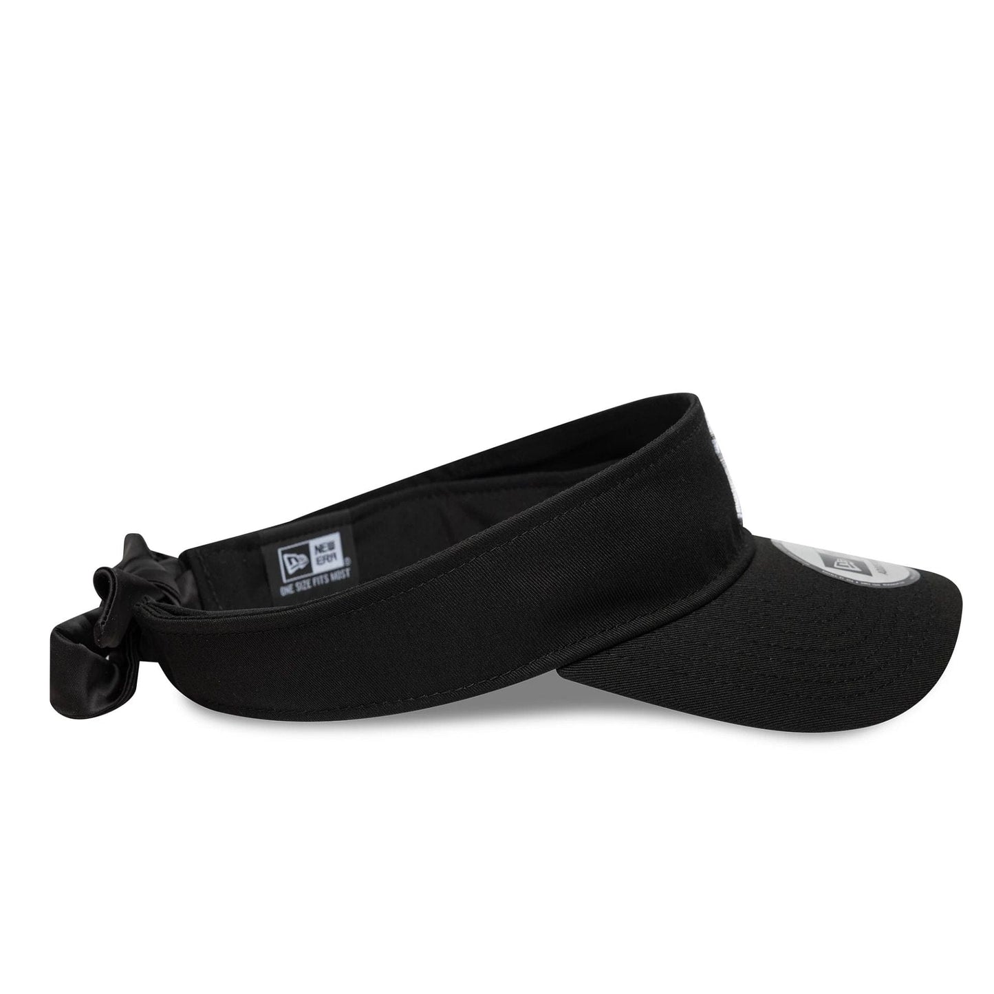 This is a New York Yankees MLB Midi Logo Black Bow Back Visor Cap 6