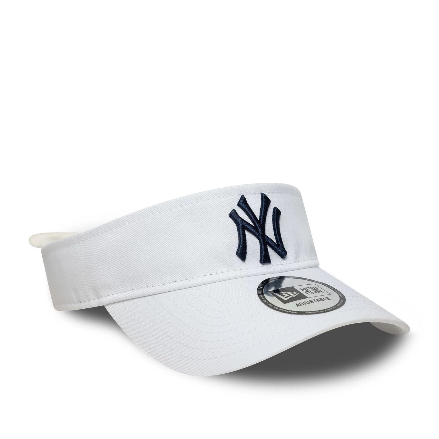 This is a New York Yankees MLB Midi Logo White Bow Back Visor Cap 4