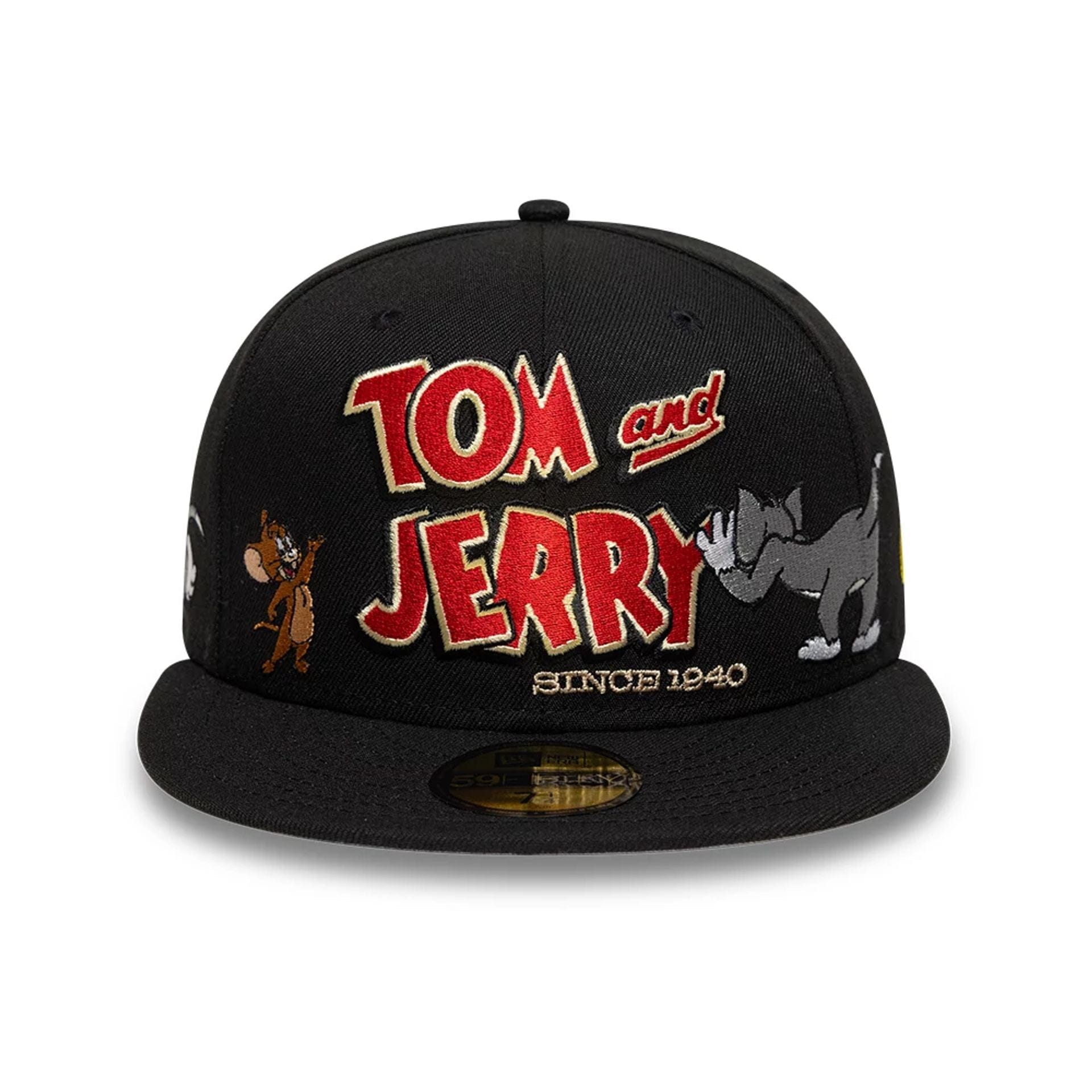This is a Tom & Jerry Warner Brothers 85th Anniversary Black 59FIFTY Fitted Cap 4