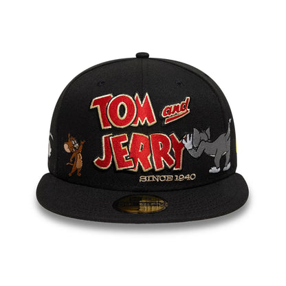 This is a Tom & Jerry Warner Brothers 85th Anniversary Black 59FIFTY Fitted Cap 4