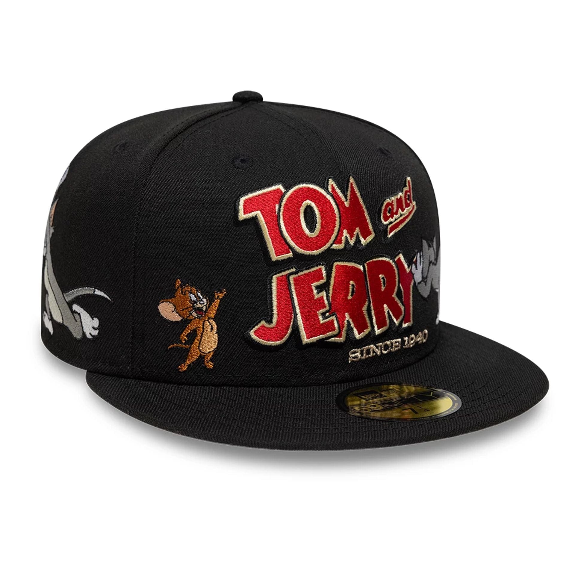 This is a Tom & Jerry Warner Brothers 85th Anniversary Black 59FIFTY Fitted Cap 5