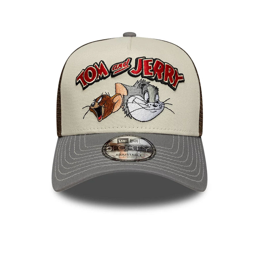 This is a Tom & Jerry Dark Grey 9FORTY A-Frame Trucker Adjustable Cap 2