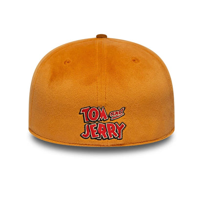 This is a Tom & Jerry Warner Brothers Face Beige 59FIFTY Fitted Cap 3