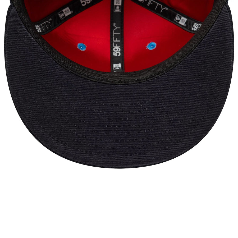 This is a Superman Skyline Pastel Blue 59FIFTY Fitted Cap 2