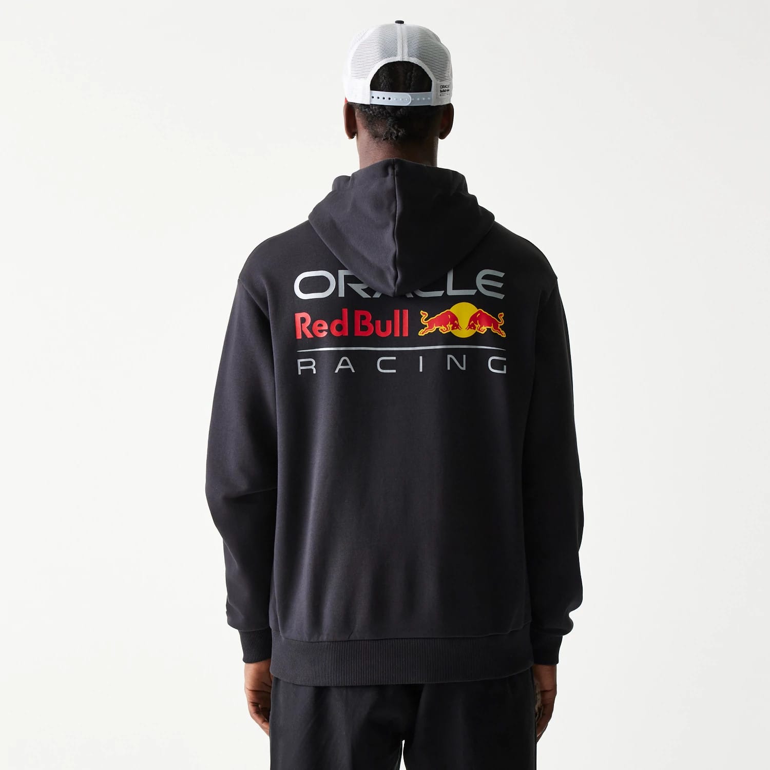 Red Bull Racing Black Oversized Pullover Hoodie | NEC EU