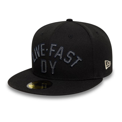 This is a LFDY x New Era Wordmark Black 59FIFTY Fitted Cap 4