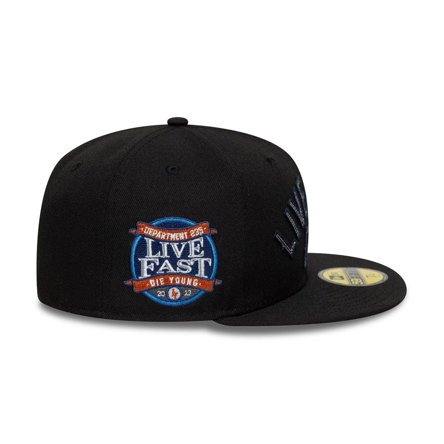 This is a LFDY x New Era Wordmark Black 59FIFTY Fitted Cap 6