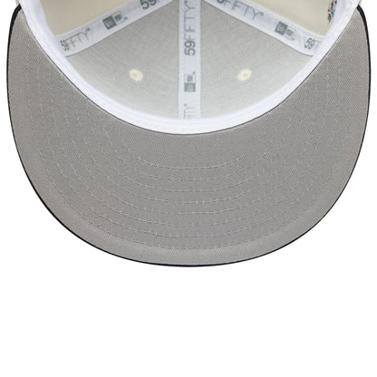 This is a LFDY x New Era Wordmark Open Cream 59FIFTY Fitted Cap 2