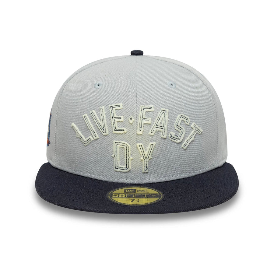 This is a LFDY x New Era Wordmark Grey 59FIFTY Fitted Cap 2